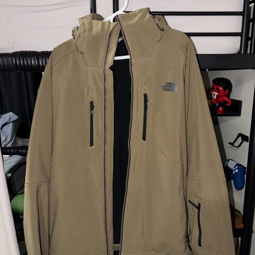 The North Face Men's olive green Performance winter Jacket